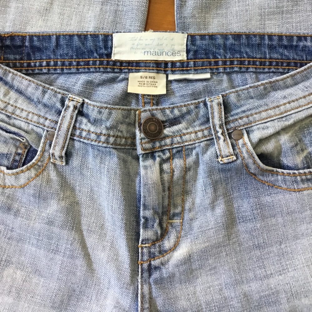 Maurices Addie Flare Distressed Jeans